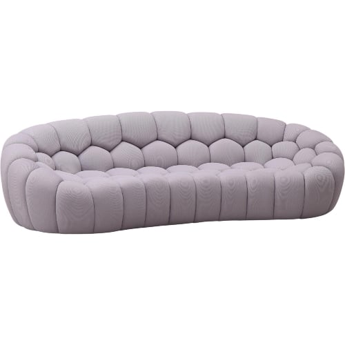 Fantasy Sofa in Tufted Grey Fabric